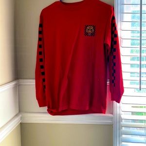 Bundle Deal * Shoes Included Vans Tiger Red Shirt Long Sleeve Also Tiger Vans